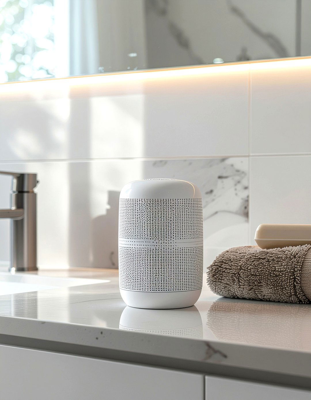 Portable Ceramic Heater - 30 bathroom heating ideas