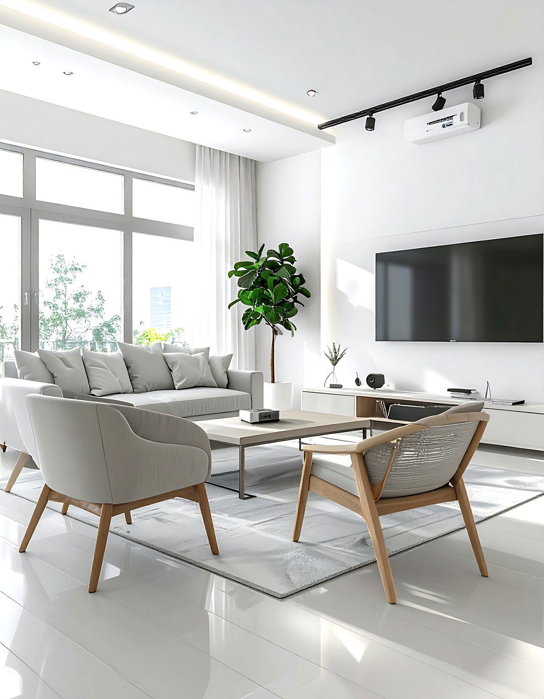 Portable Smart Projector Living Room - 30 living room projector ideas