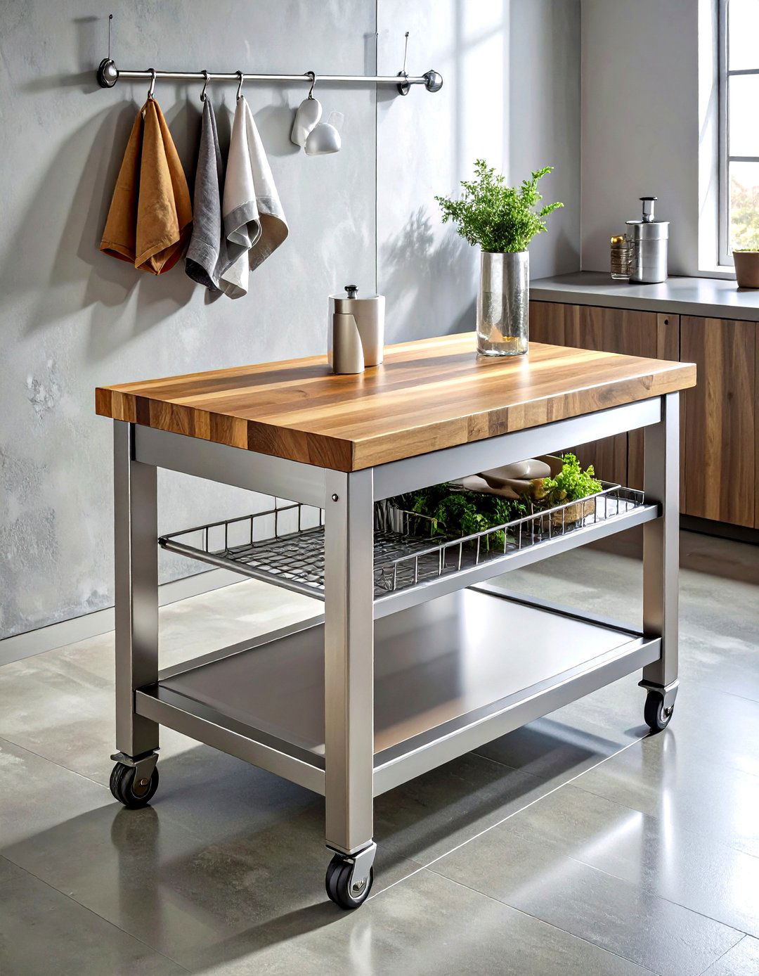 Portable island cart - 30 kitchen furniture settings