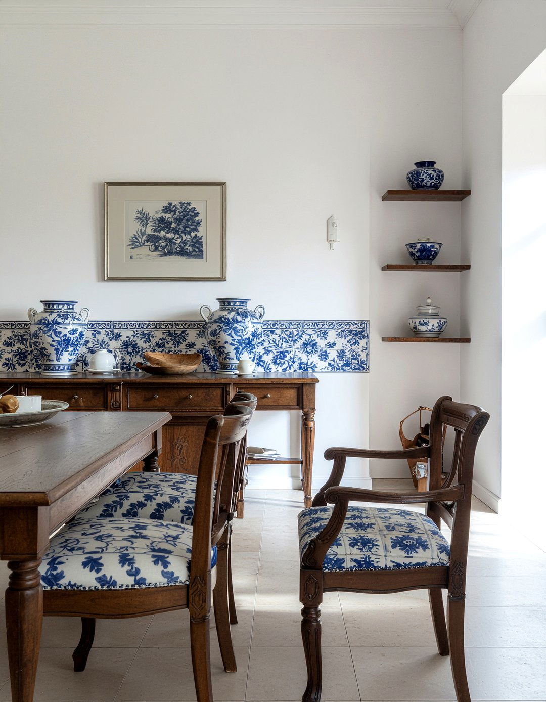 Portuguese Inspired Dining Room - 30 European inspired dining room ideas