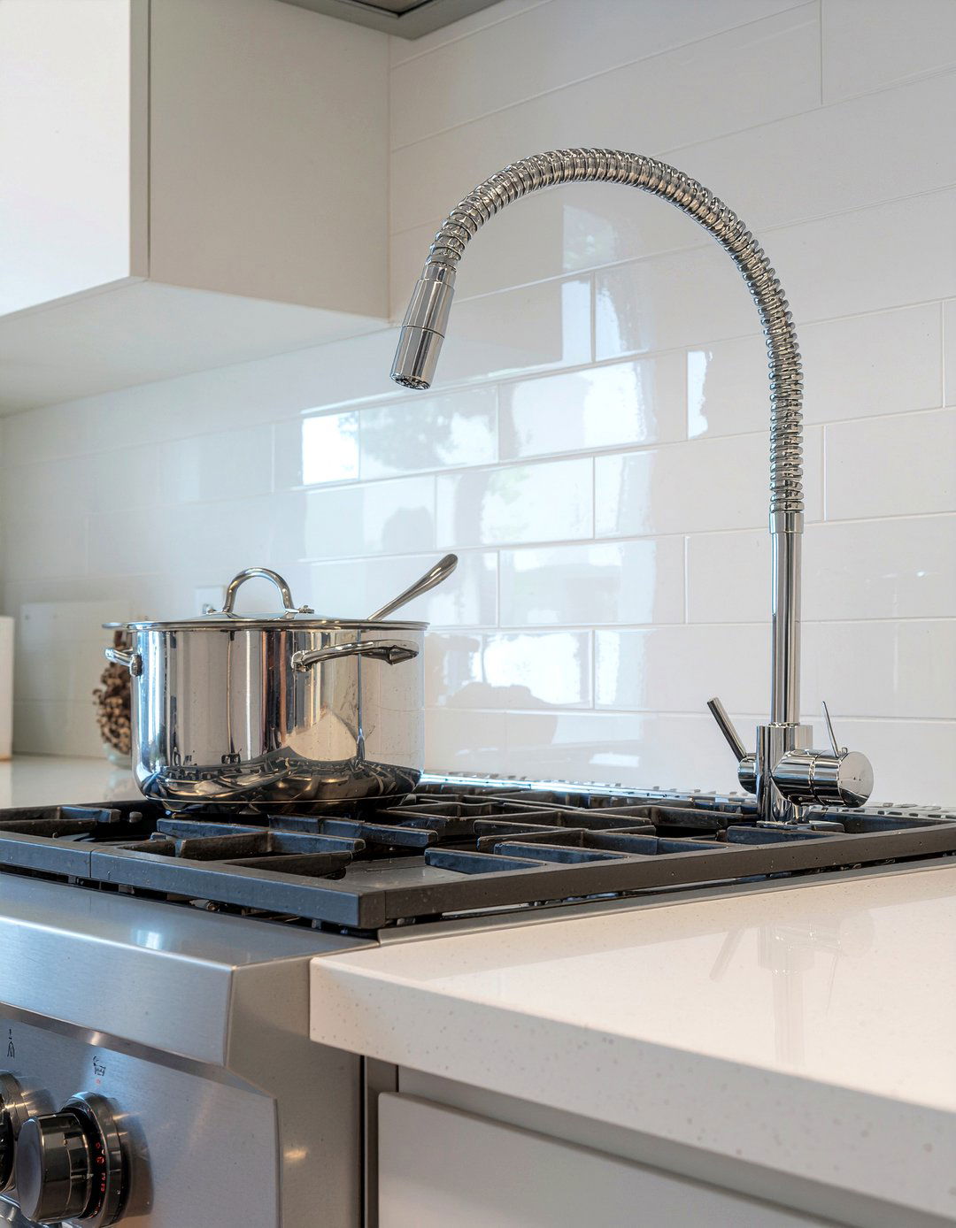Pot Filler Faucet - 30 kitchen prep area ideas
