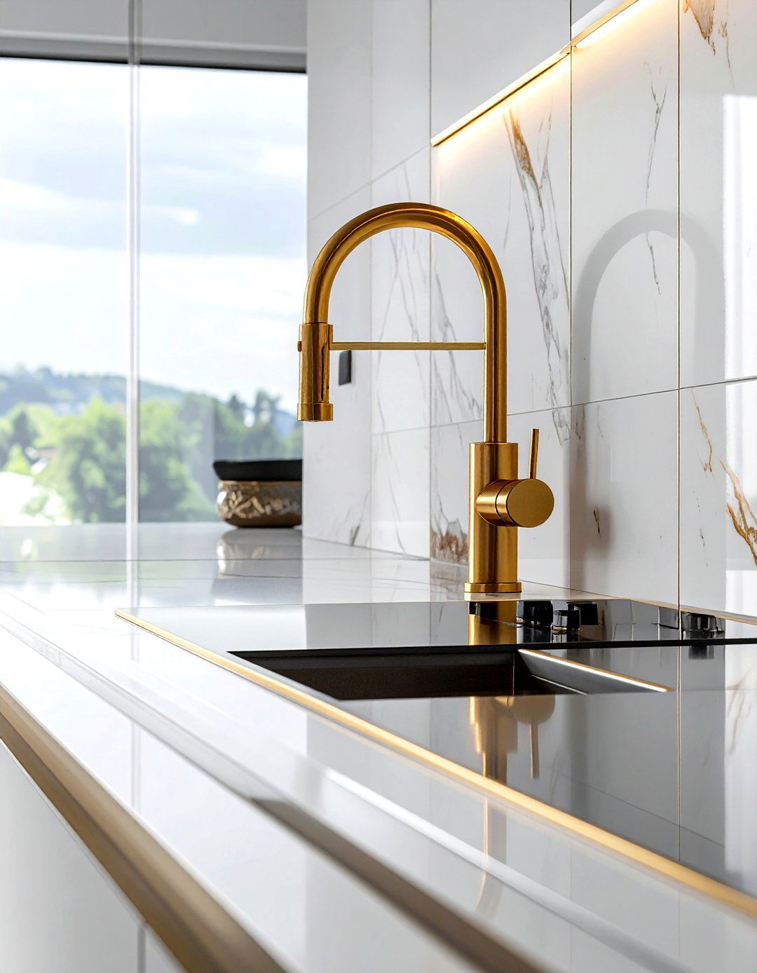 Pot Filler Faucet - 30 kitchen splurge and save ideas