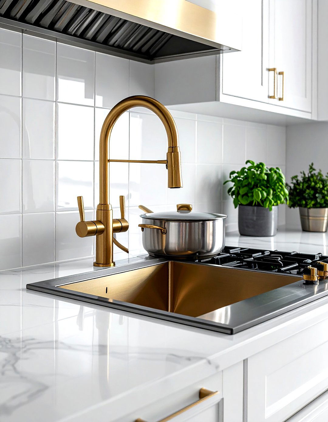 Pot Filler Faucet - 30 kitchen upgrade ideas
