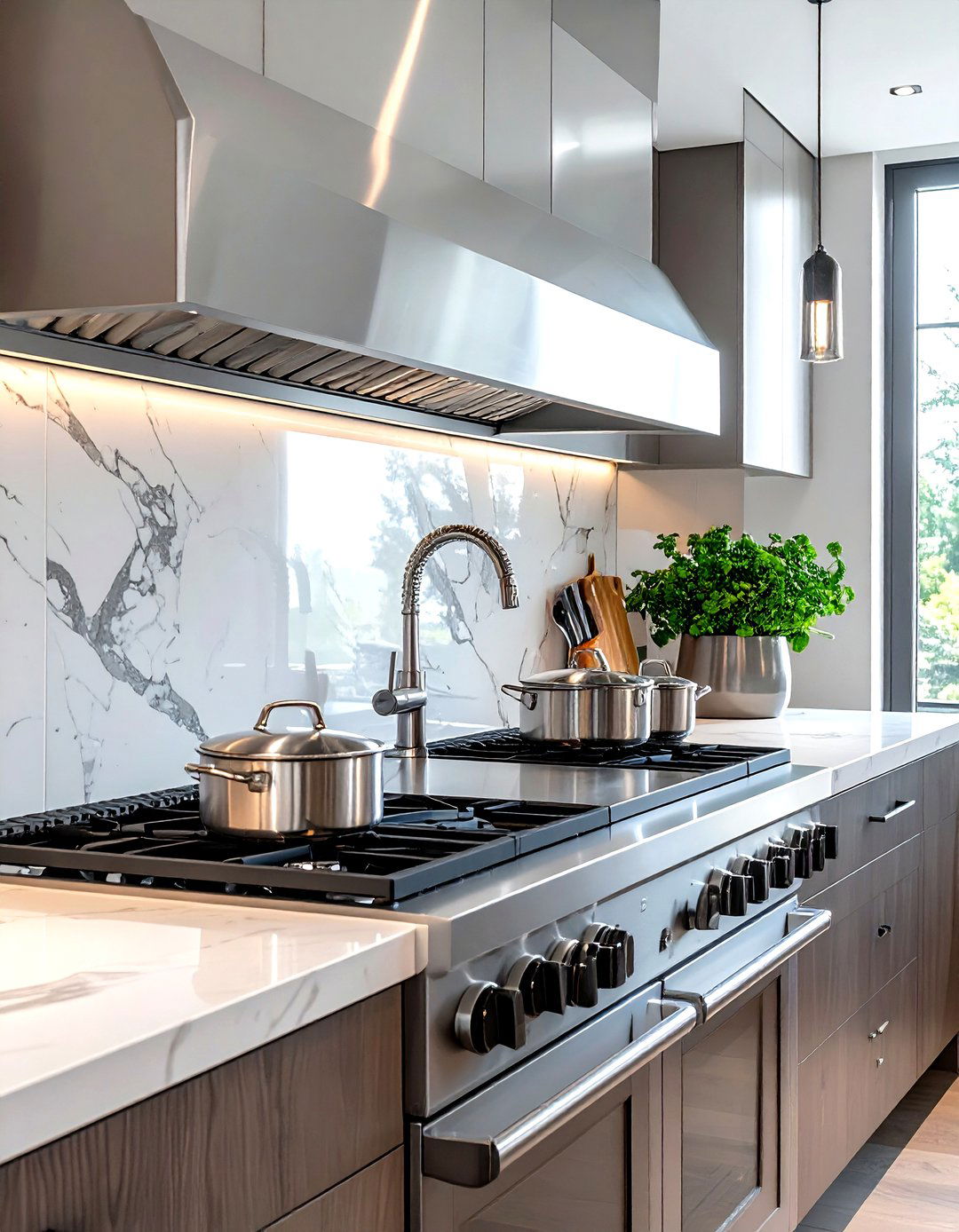 Pot Filler Faucet - 30 luxury kitchen ideas