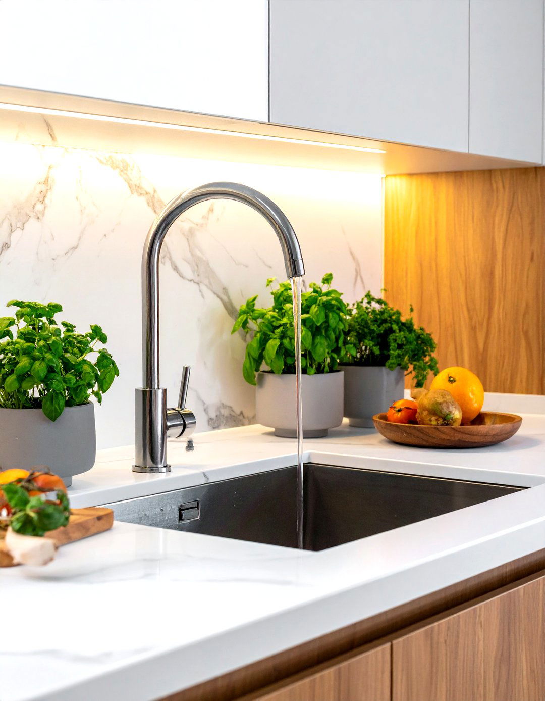 Pot Filler Faucet - 30 timeless kitchen ideas