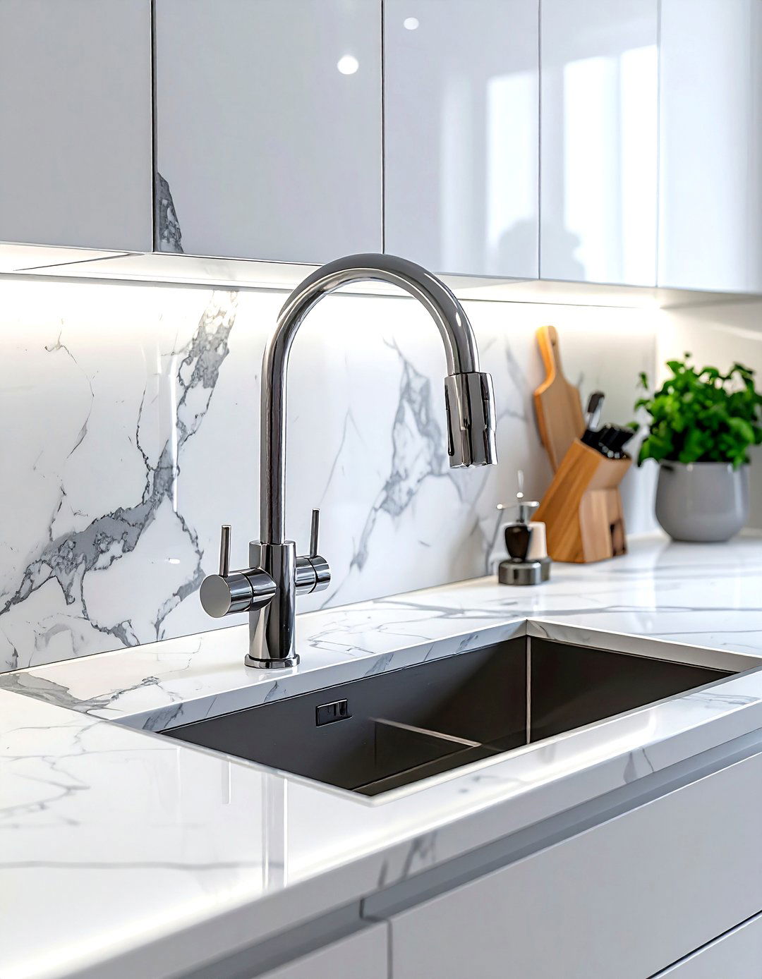 Pot Filler Faucet - 30 viral kitchen ideas