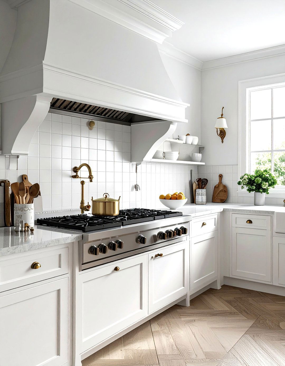Pot Filler Over Stove - 30 French country kitchen ideas