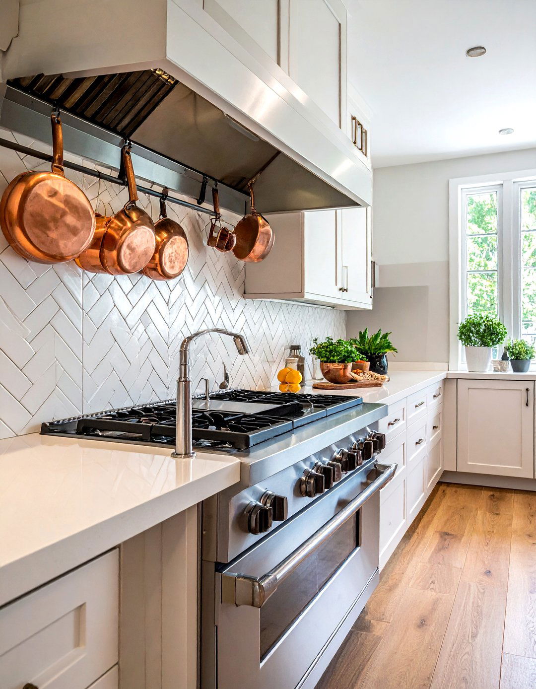 Pot filler faucet - 30 brushed nickel faucet ideas