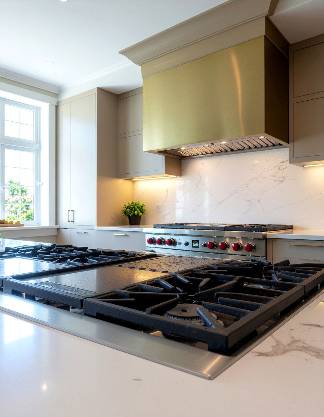 Pot filler height above range - 30 kitchen dimension ideas