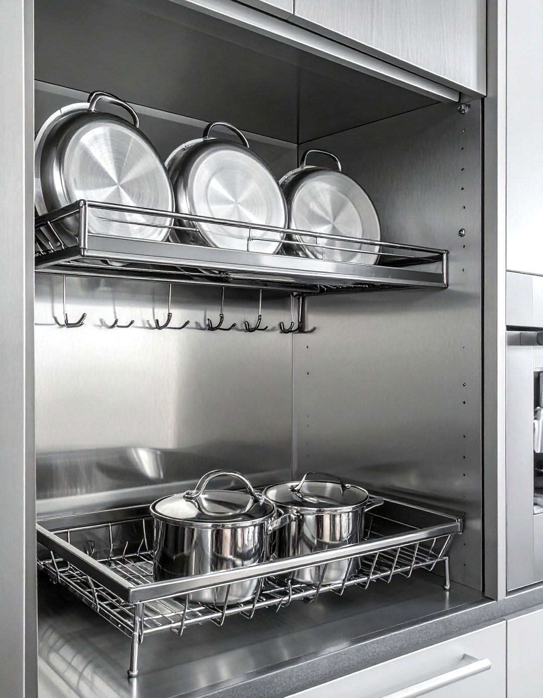 Pot lid organizer - 30 command strip decor ideas