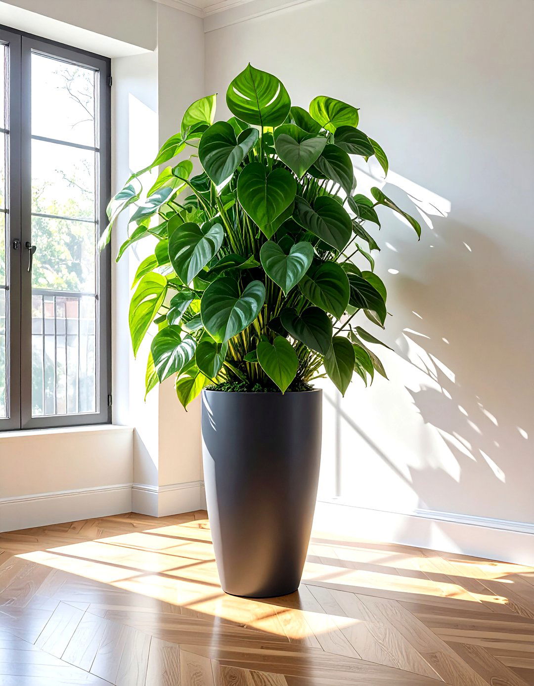 Pothos Floor Planter - 30 pothos decor ideas