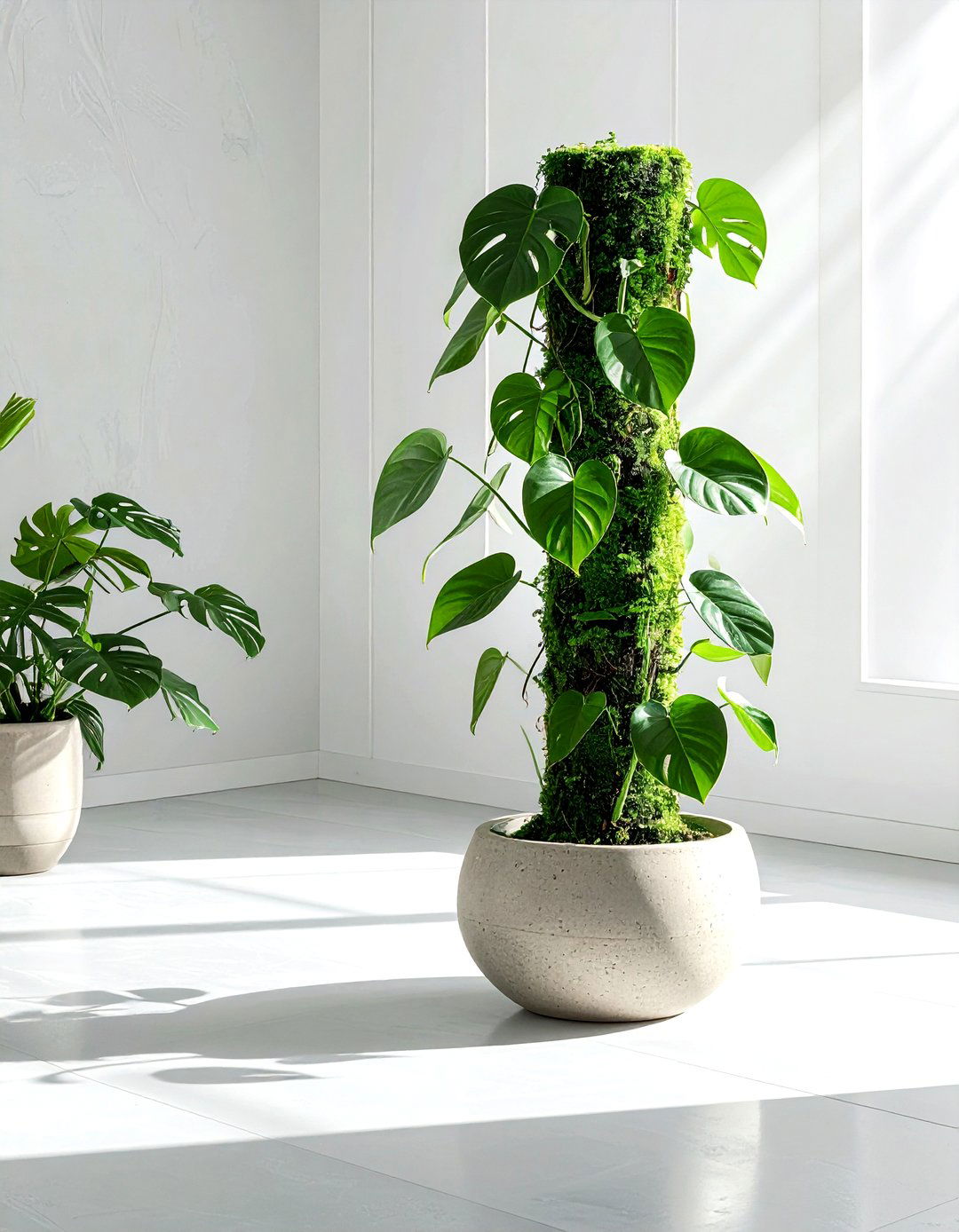 Pothos Moss Pole - 30 pothos decor ideas