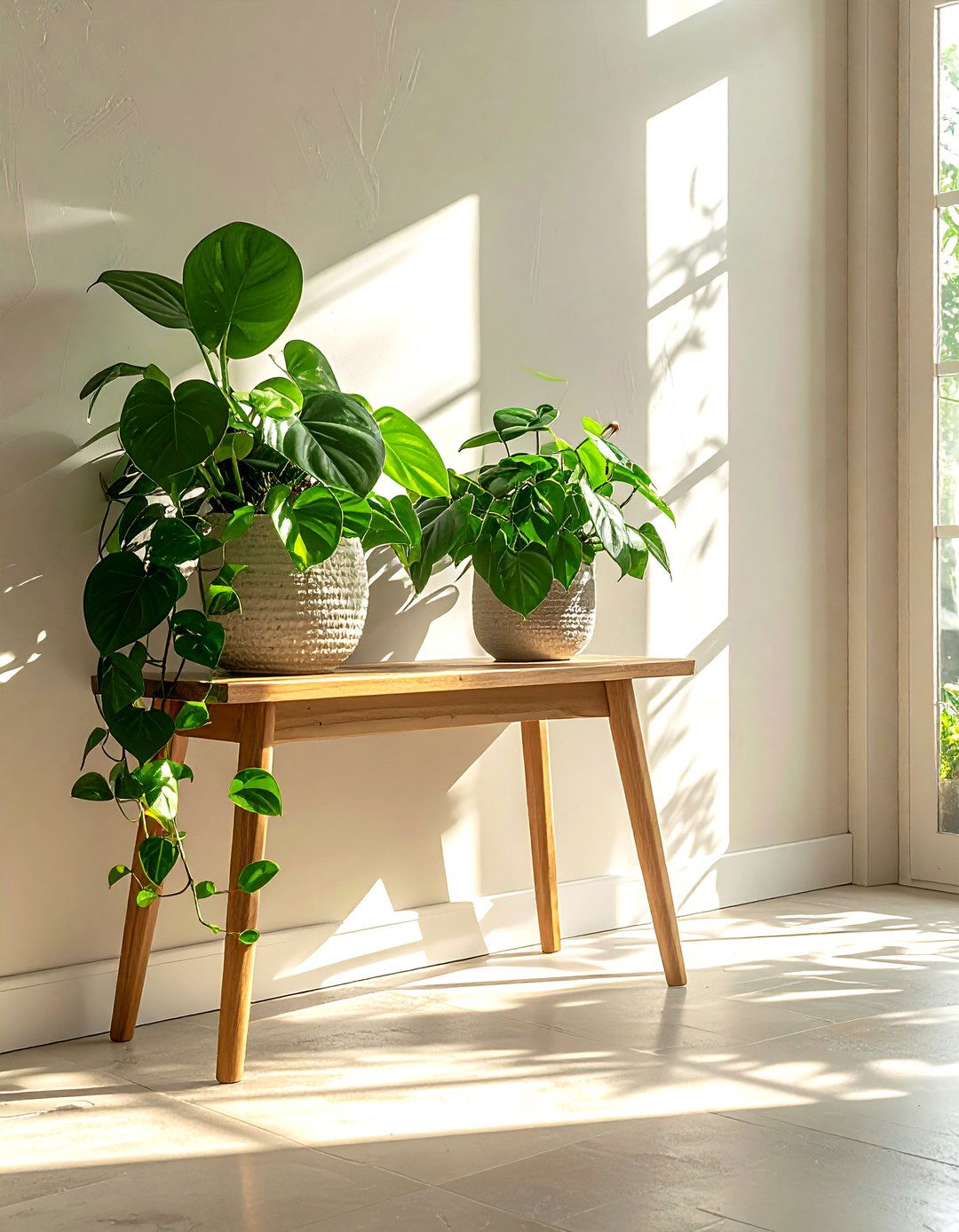 Pothos Plant Stand - 30 pothos decor ideas