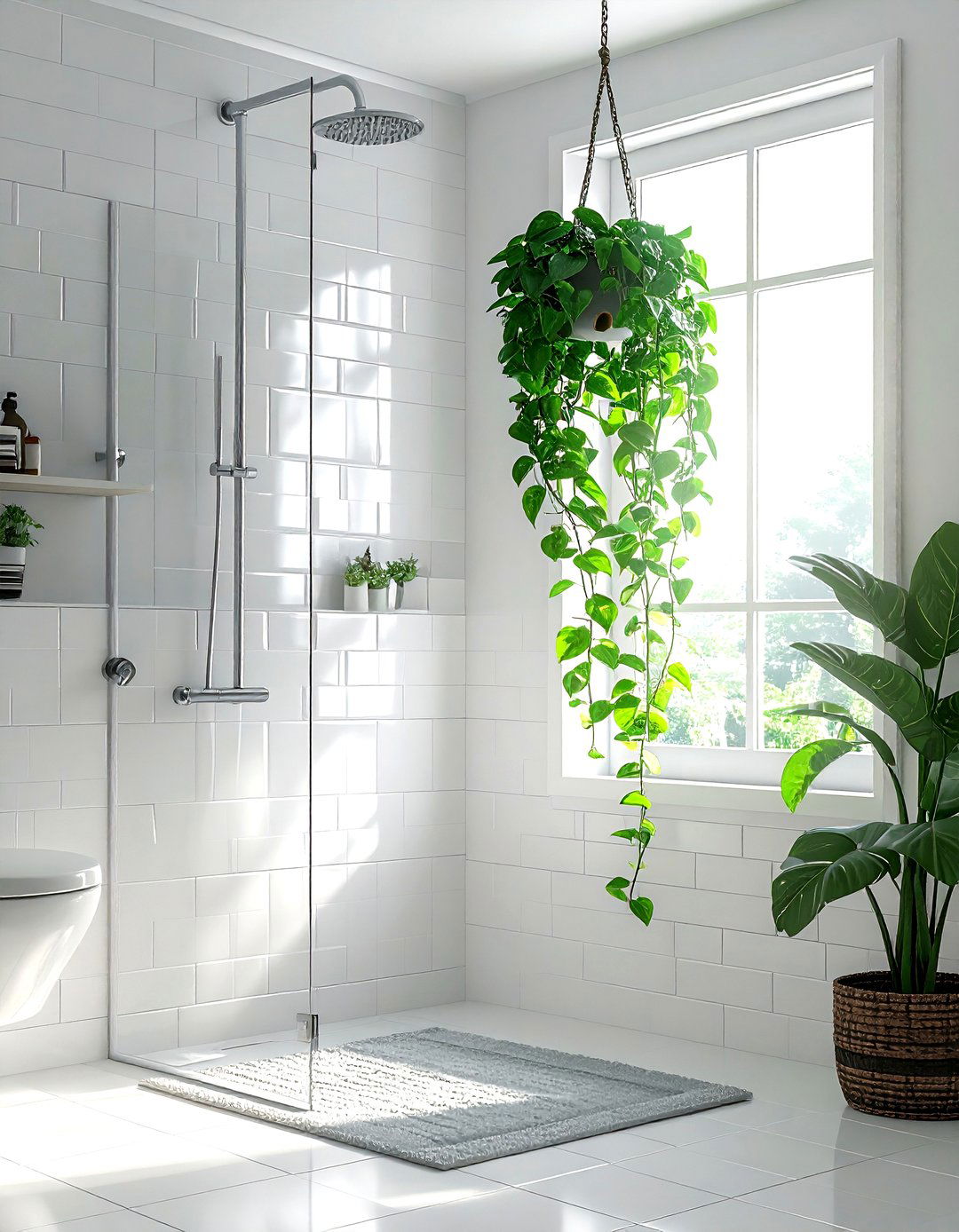 Pothos Shower Plant - 30 pothos decor ideas