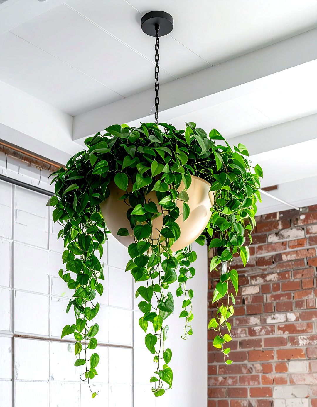 Pothos Vine Ceiling Hook - 30 hanging plant ideas