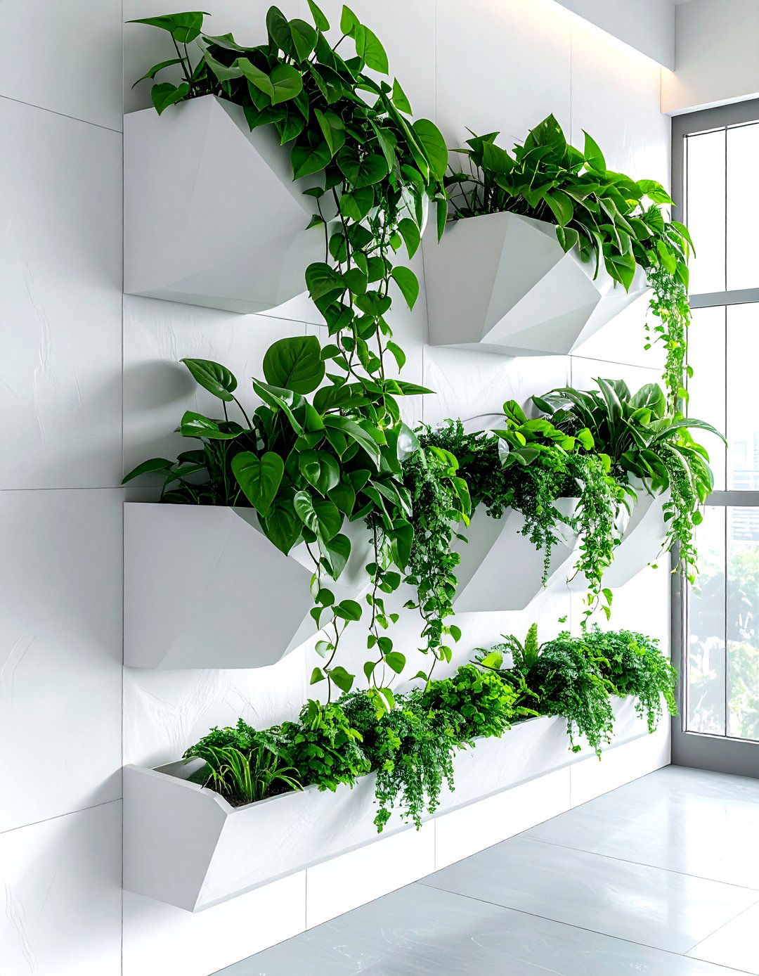 Pothos Wall Planter - 30 pothos decor ideas