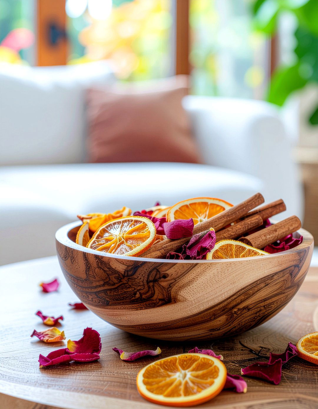 Potpourri Bowl - 30 living room aromatherapy ideas
