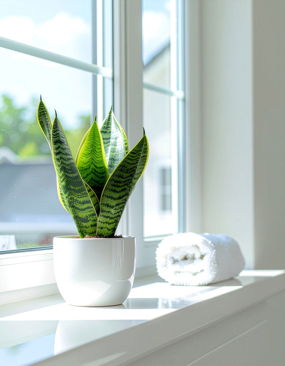 Potted Bathroom Plant - 30 bathroom essentials ideas