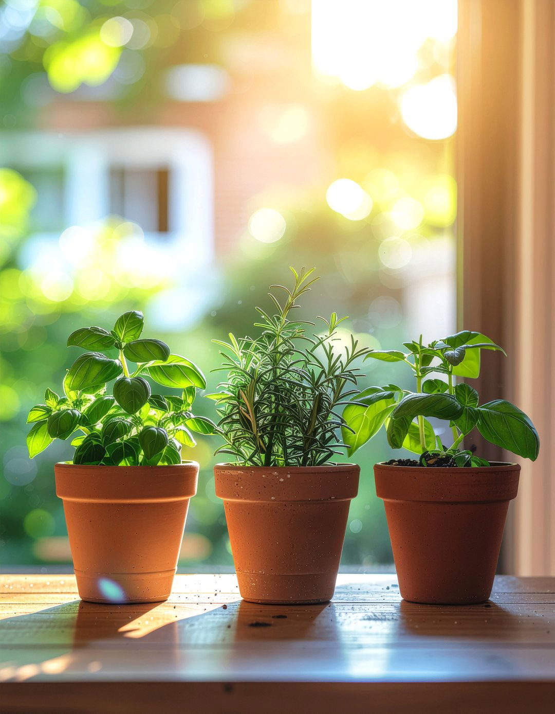 Potted Herb Garden - 30 low centerpiece dining ideas