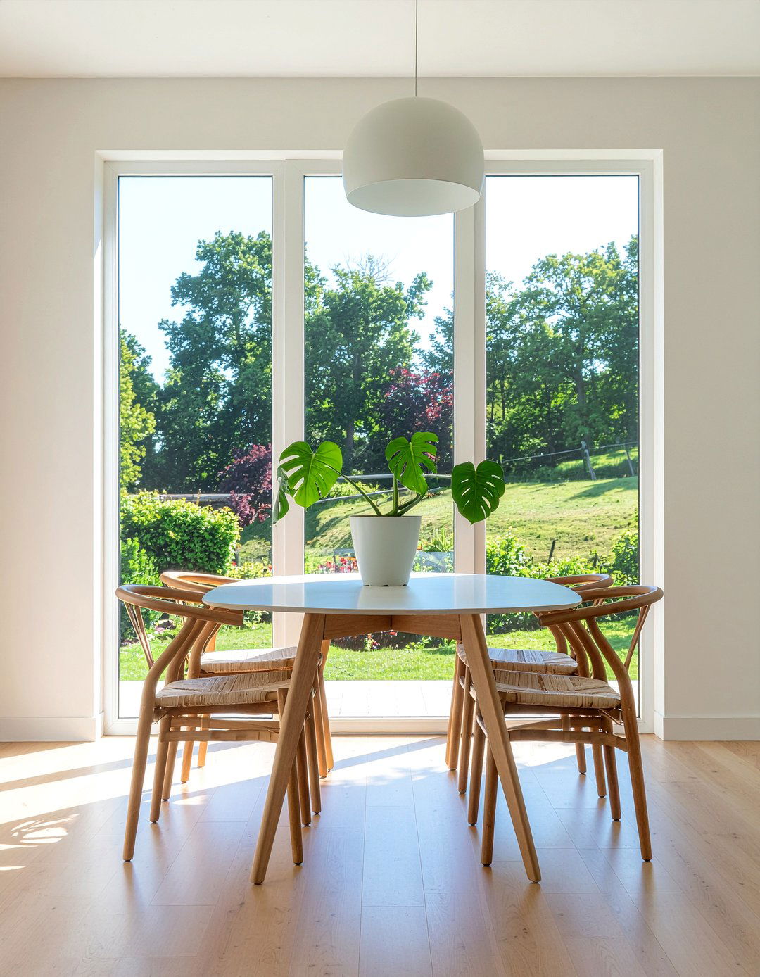 Potted House Plant - 30 centerpiece dining room ideas