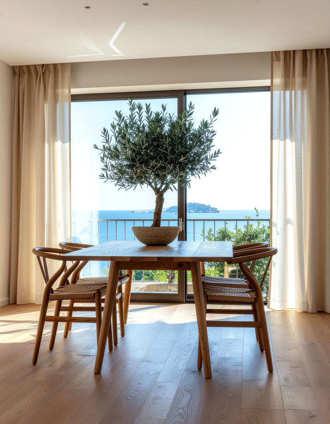 Potted Indoor Plant - 30 dining room timeless element ideas