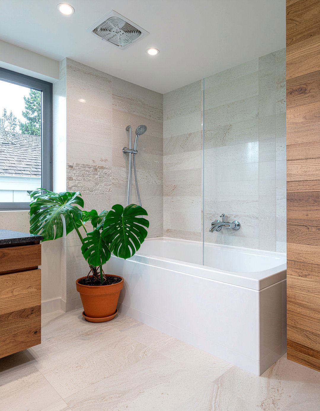 Potted Indoor Plant - 30 bathroom character ideas