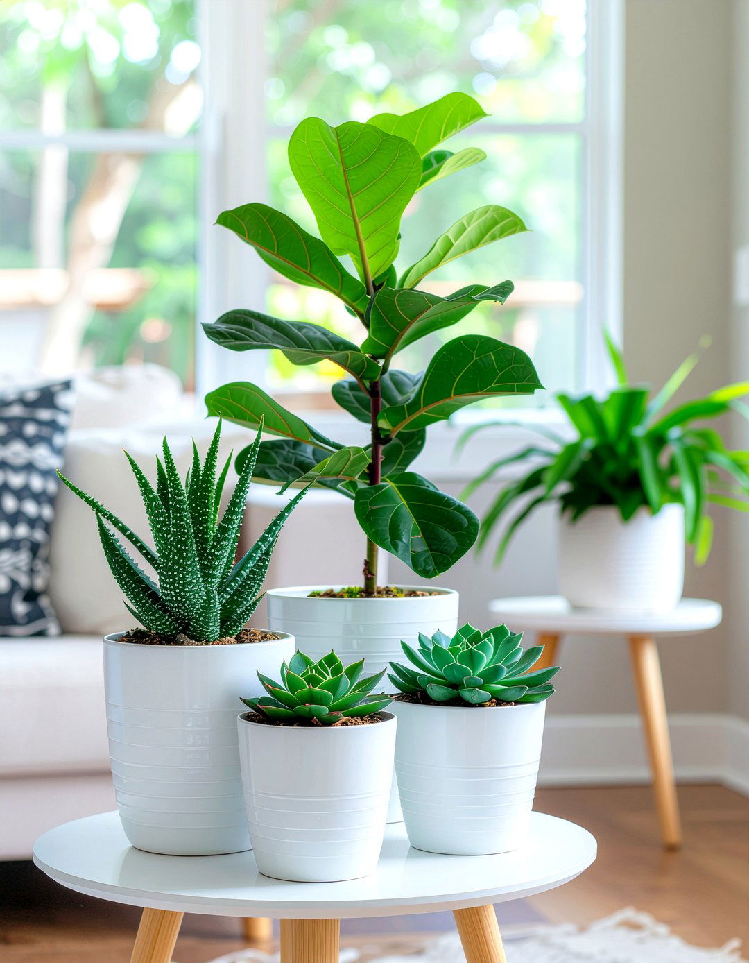 Potted Indoor Plants - 30 entryway decor ideas