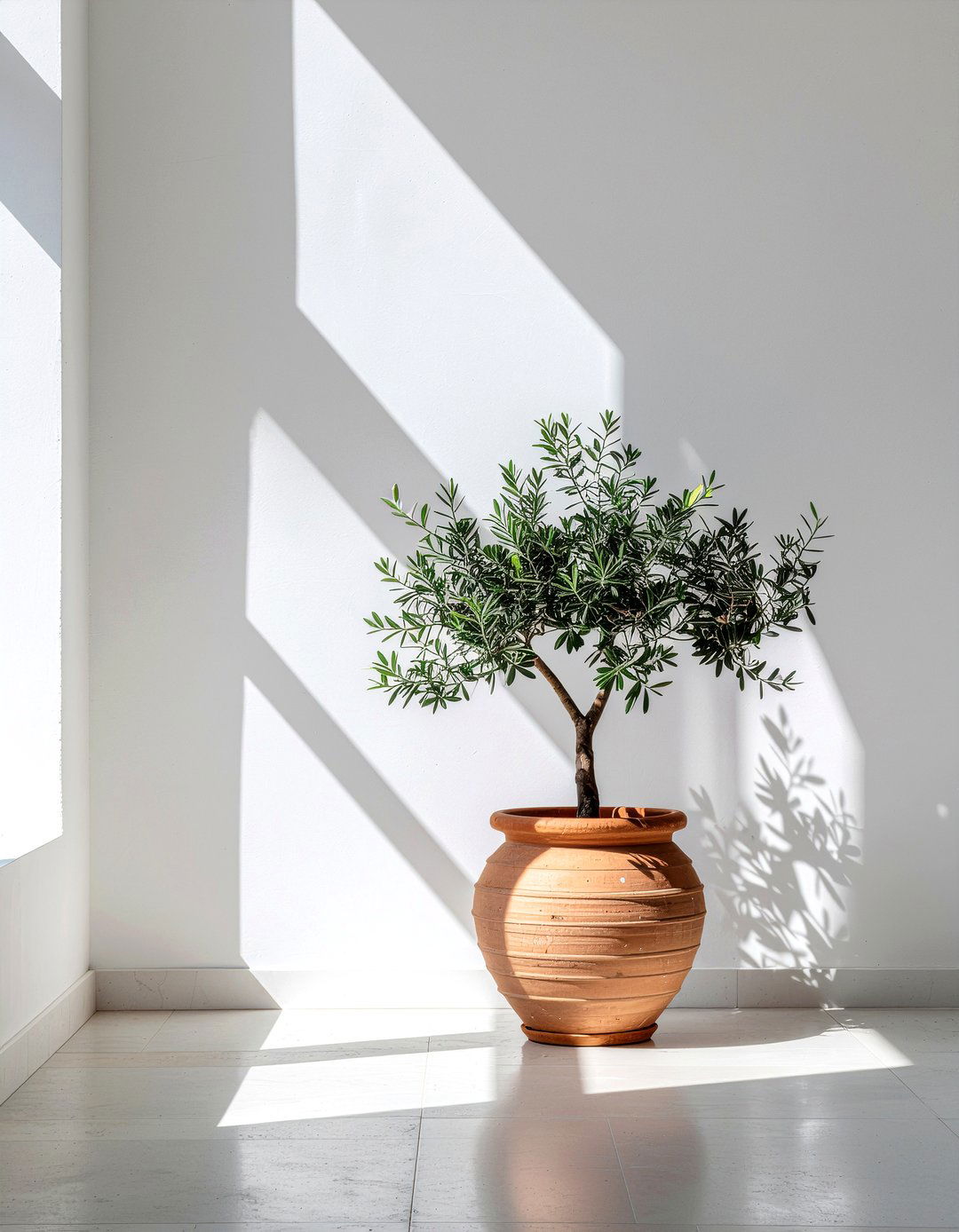 Potted Trees - 30 budget living room ideas