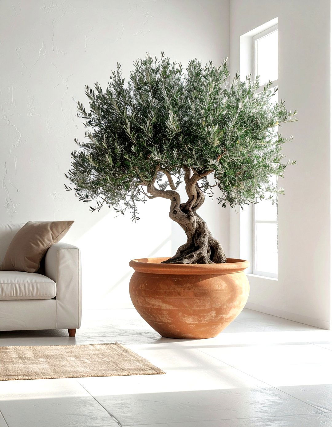 Potted olive tree - 30 new traditional decor ideas