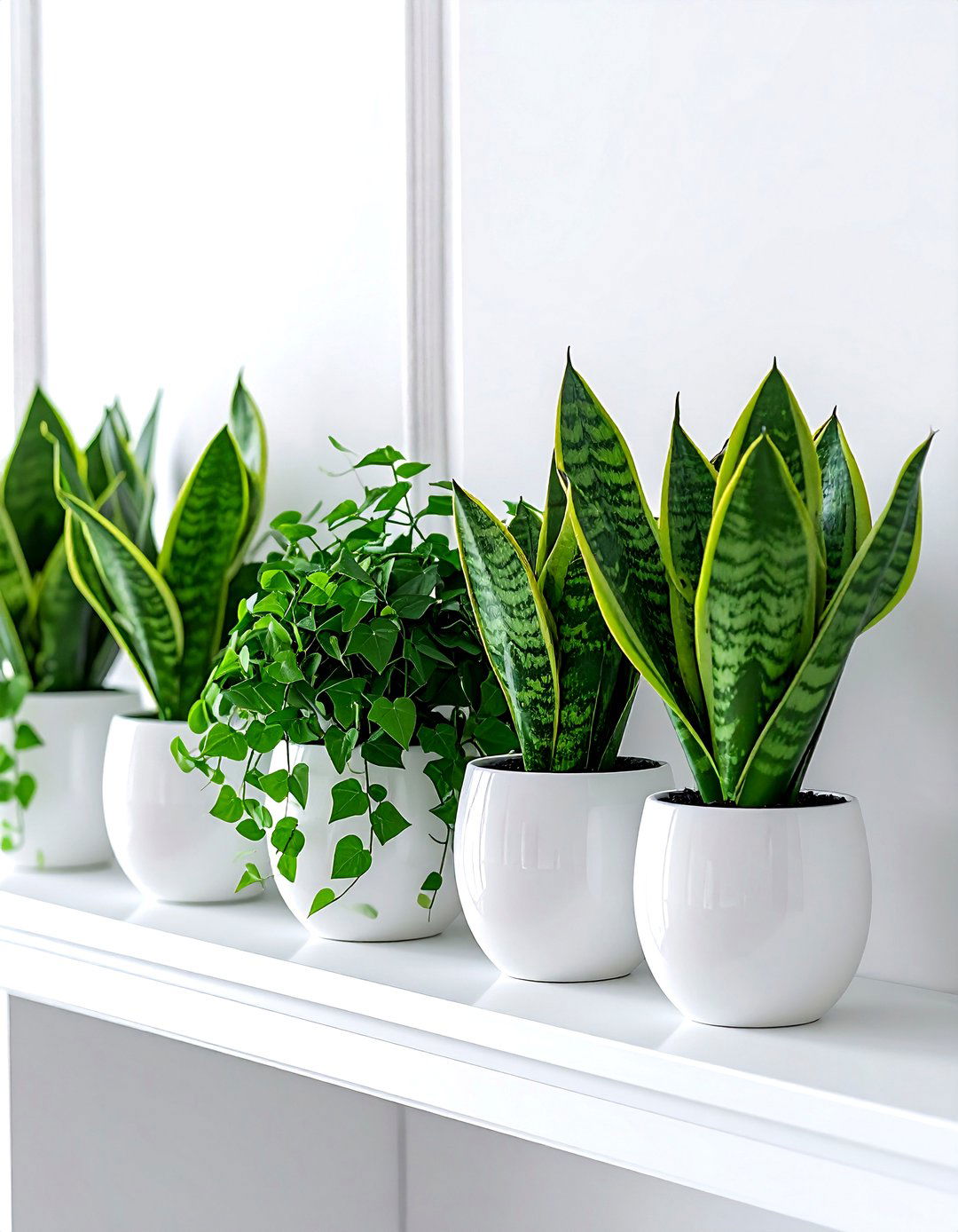 Potted plant mantel - 30 mantel styling ideas