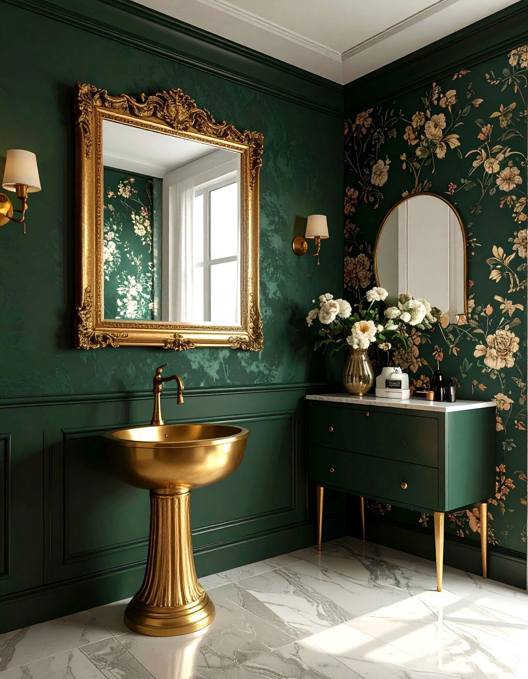 Powder Room - 30 bathroom room settings