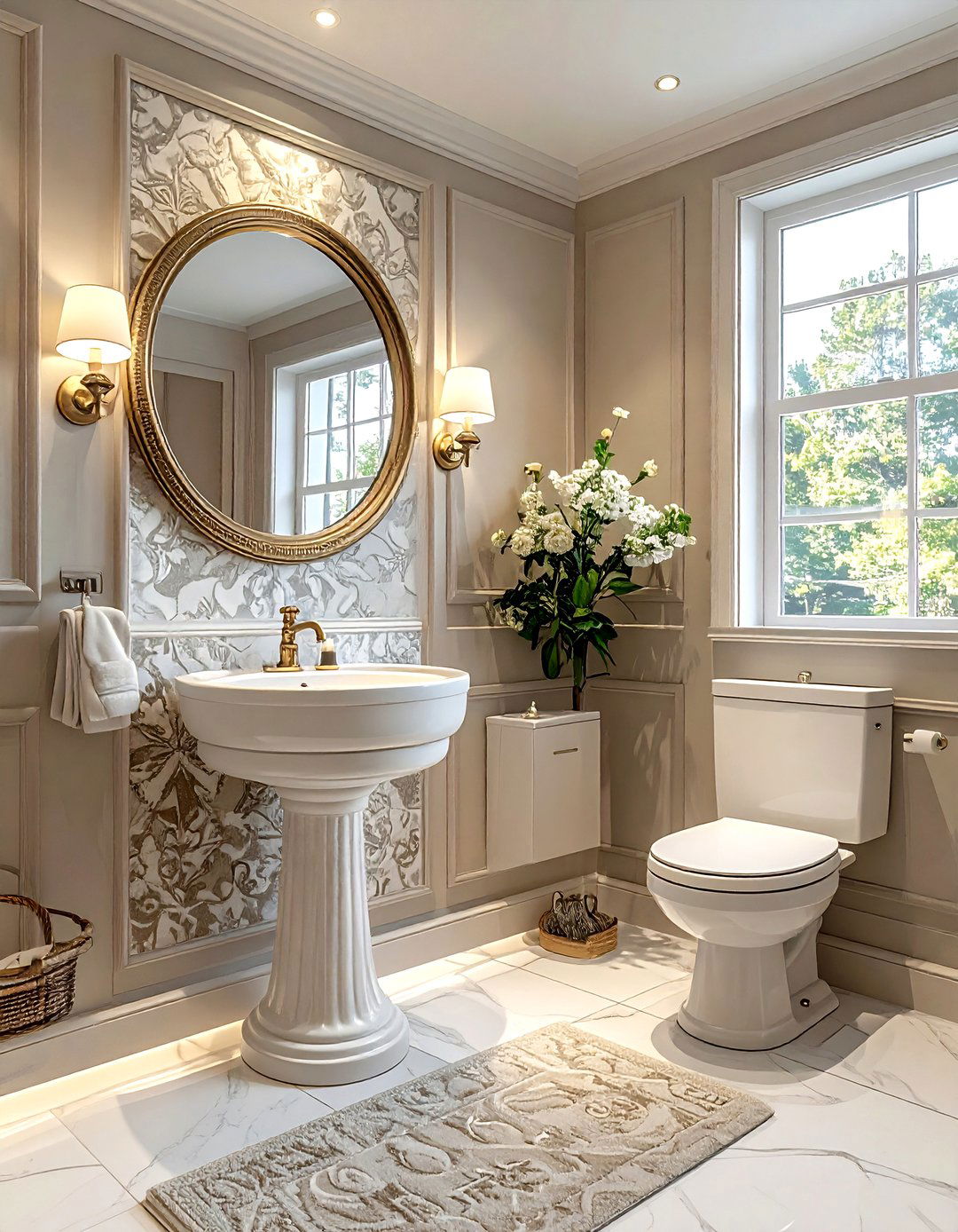 Powder Room - 30 bedroom to bathroom conversion ideas