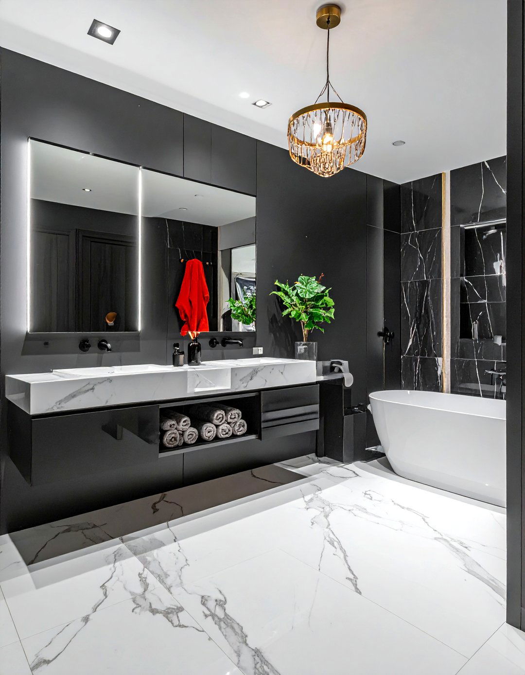 Powder room makeover - 30 before and after bathroom ideas