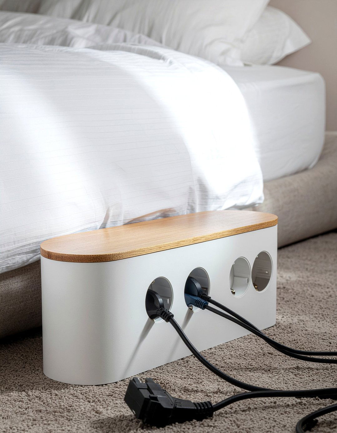 Power strip hider box - 30 bedroom cable organizers