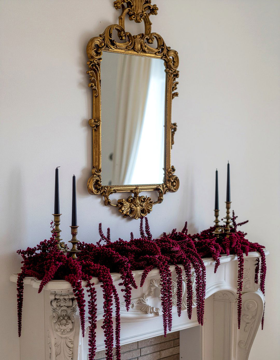 Preserved Amaranth Trailing Decor - 30 living room dried flowers