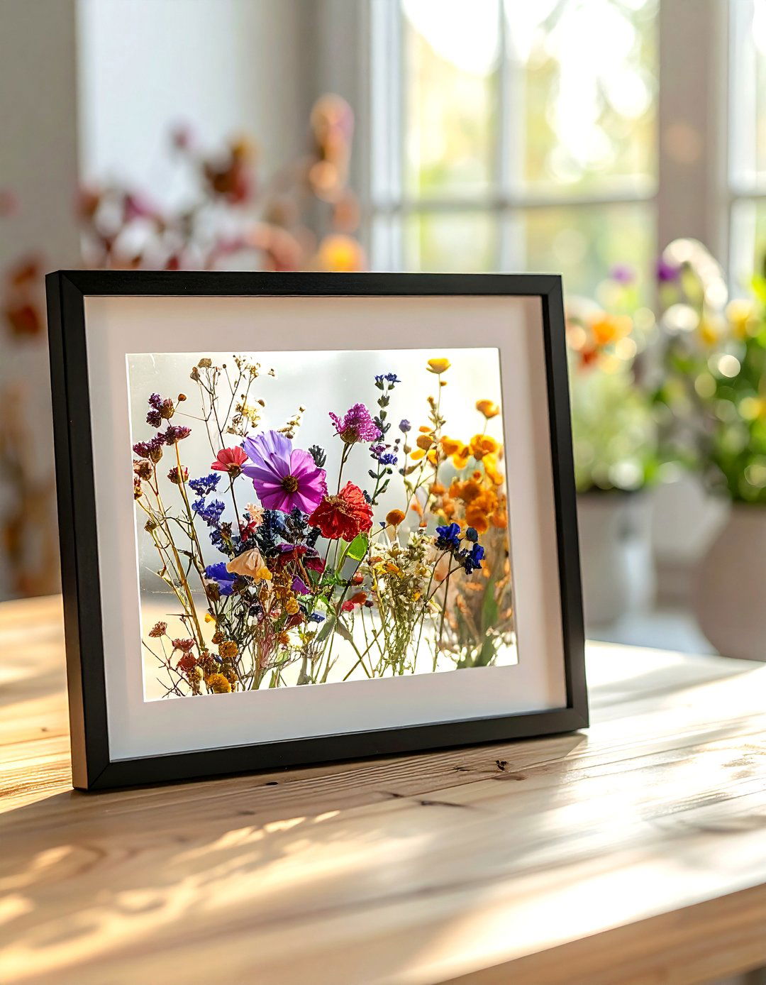 Pressed Flower Frame - 30 picture frame ideas