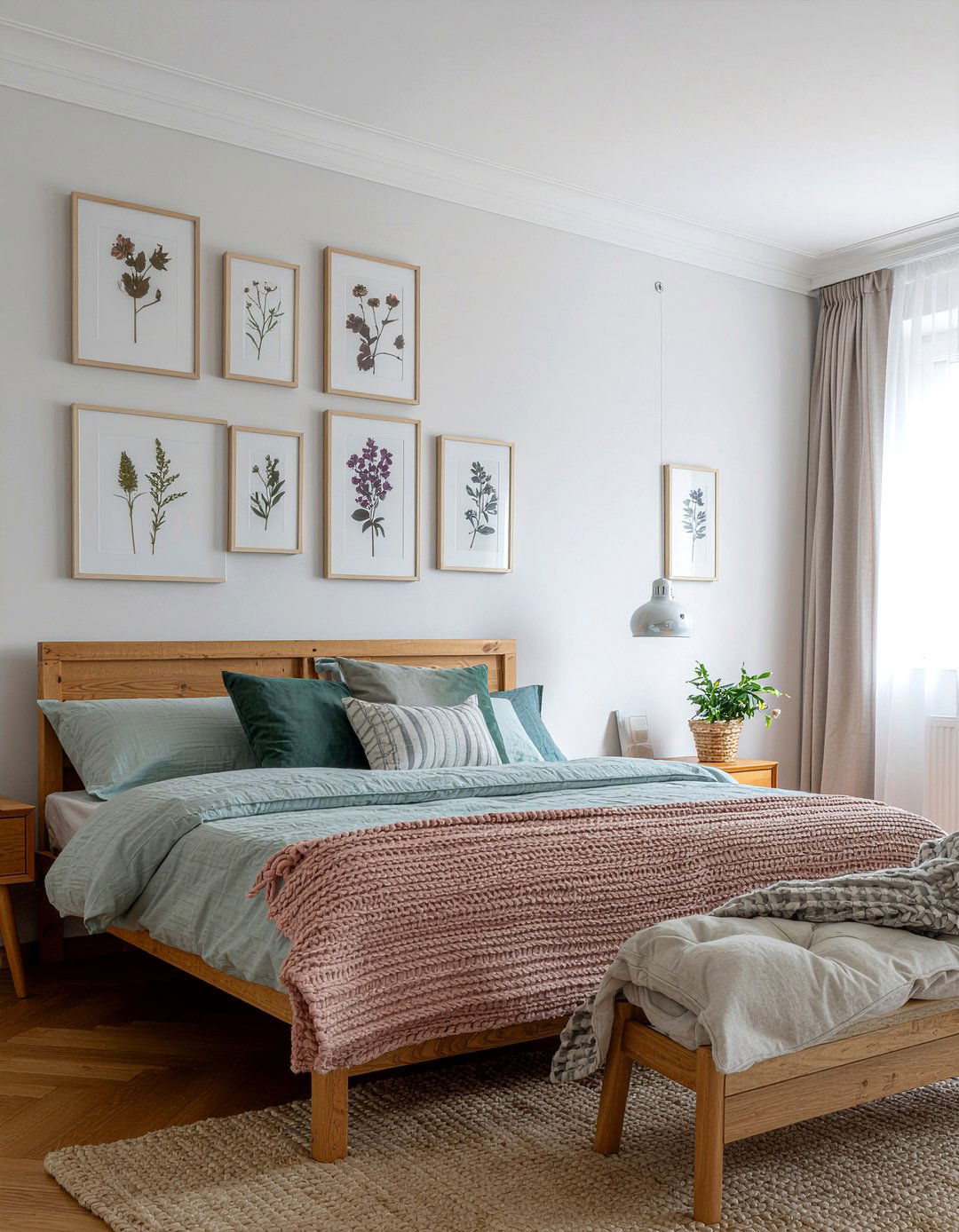 Pressed Flower Frame - 30 handmade bedroom ideas