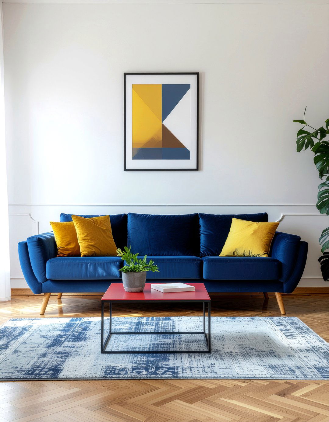 Primary color living room - 30 colorful living room ideas