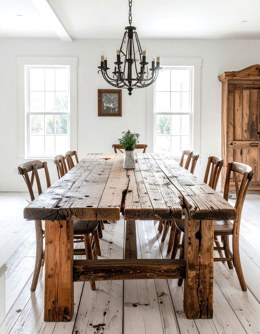 Primitive Farmhouse Dining Room - 30 antique decor ideas
