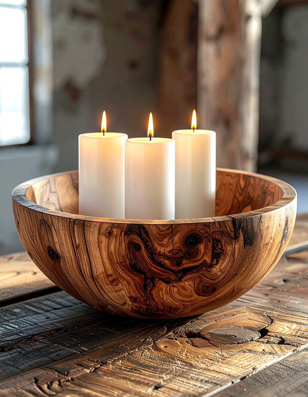 Primitive Hand Carved Trough - 30 wooden bowl ideas