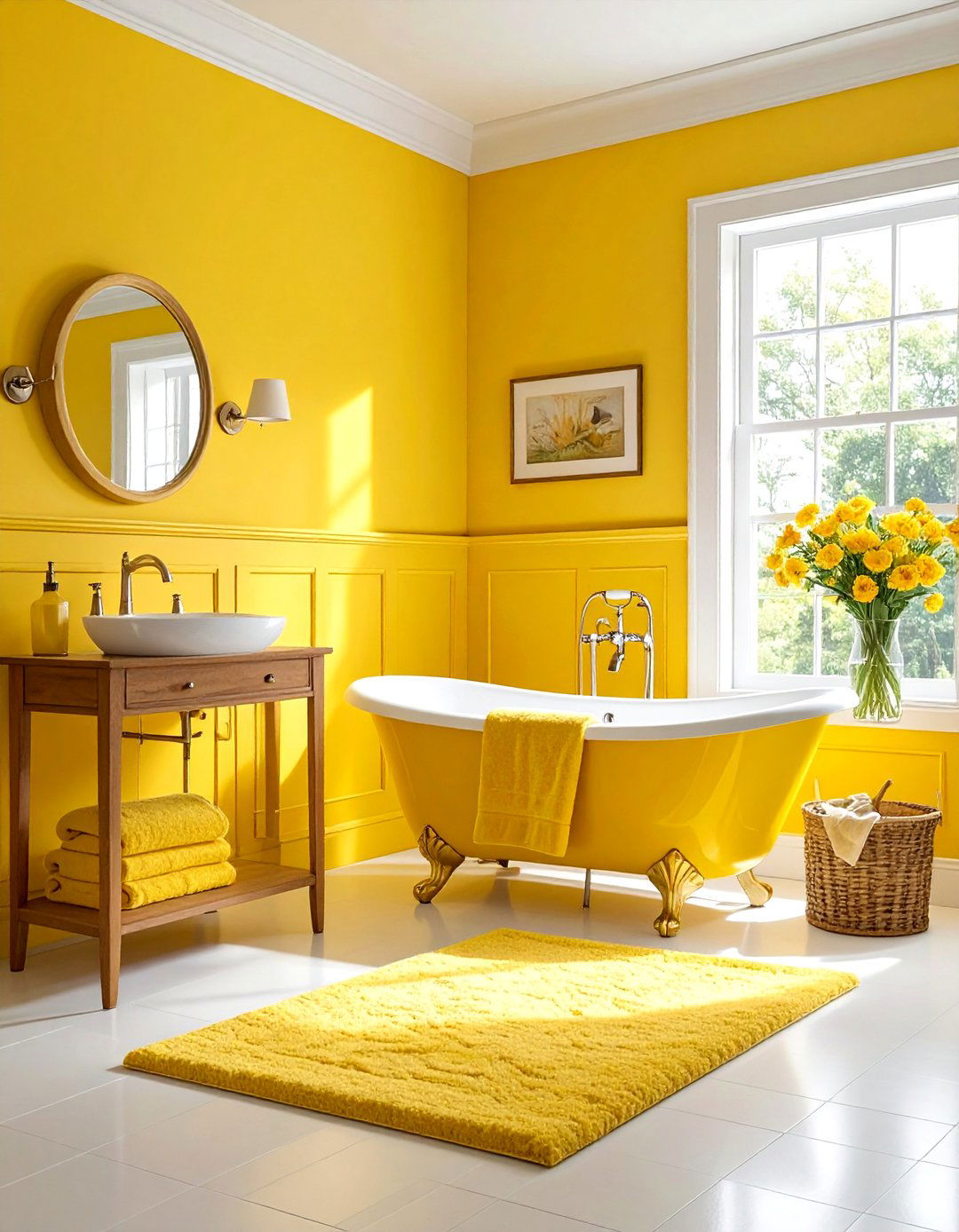 Primrose Yellow Decor - 30 Edwardian bathroom ideas
