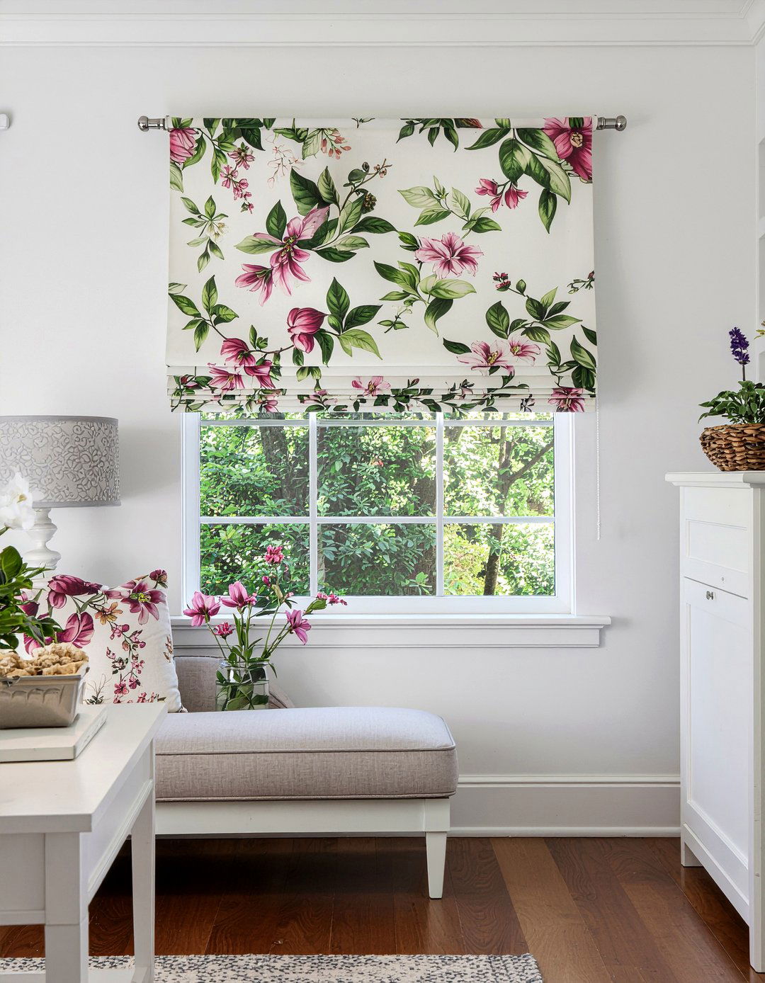 Printed roman shades - 30 living room blinds