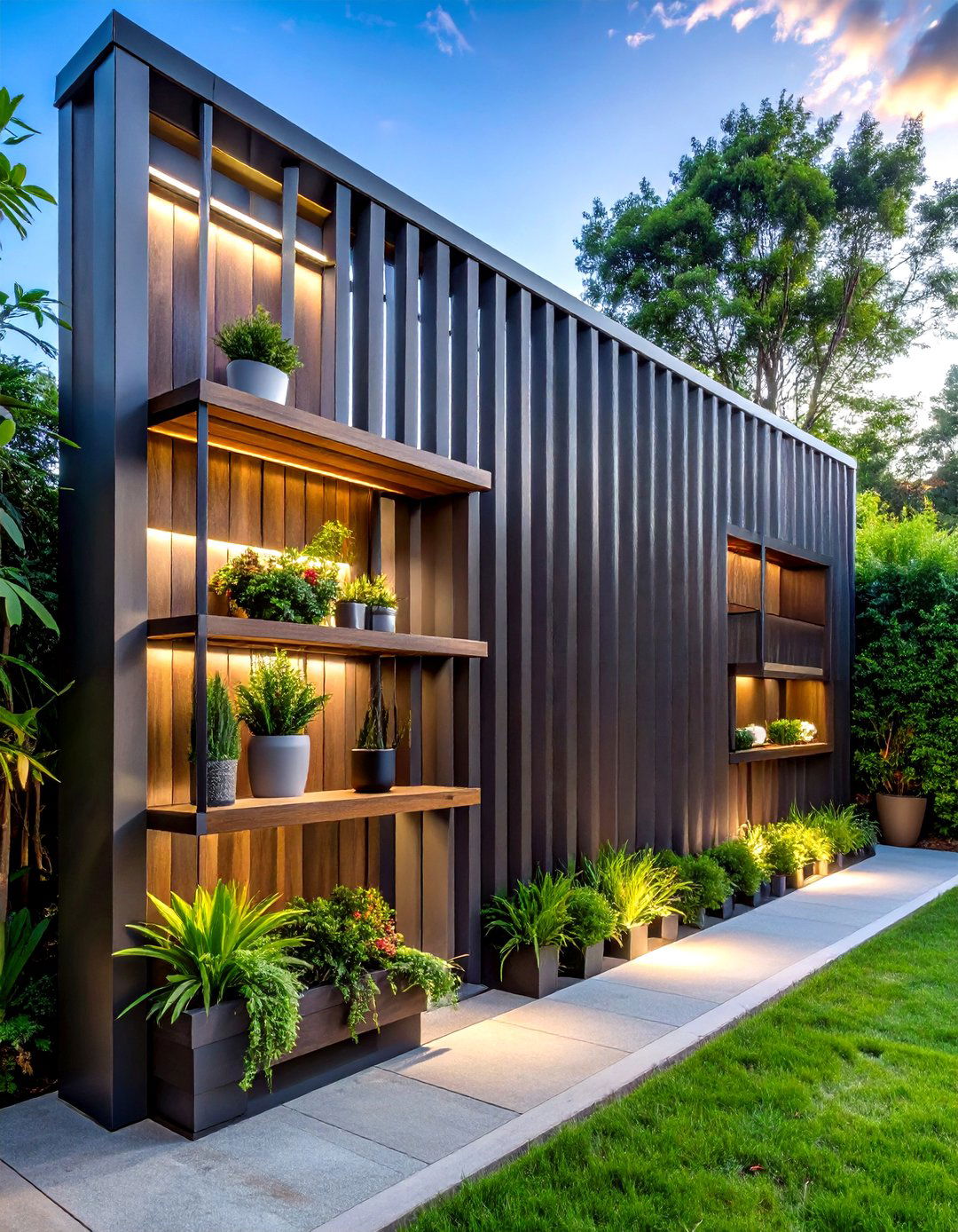 Privacy Wall - 30 deck decor ideas