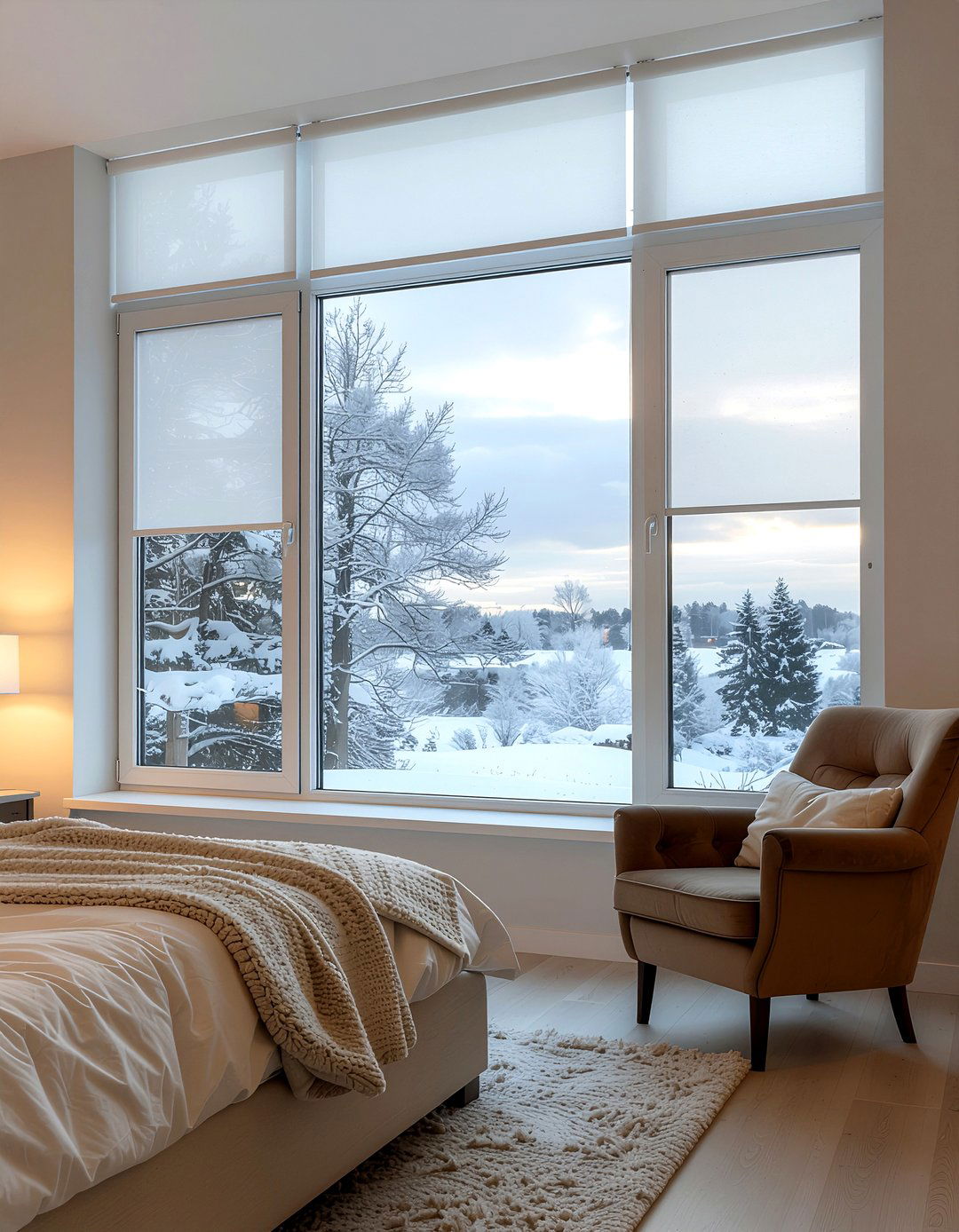 Privacy window film - 30 temporary bedroom ideas