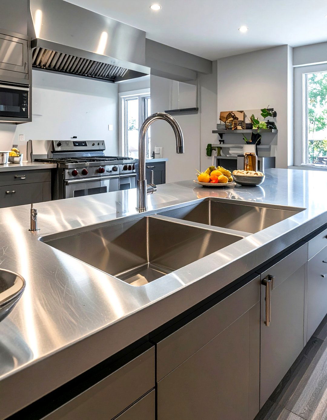 Professional Chef Kitchen Sink - 30 double bowl sink kitchen ideas