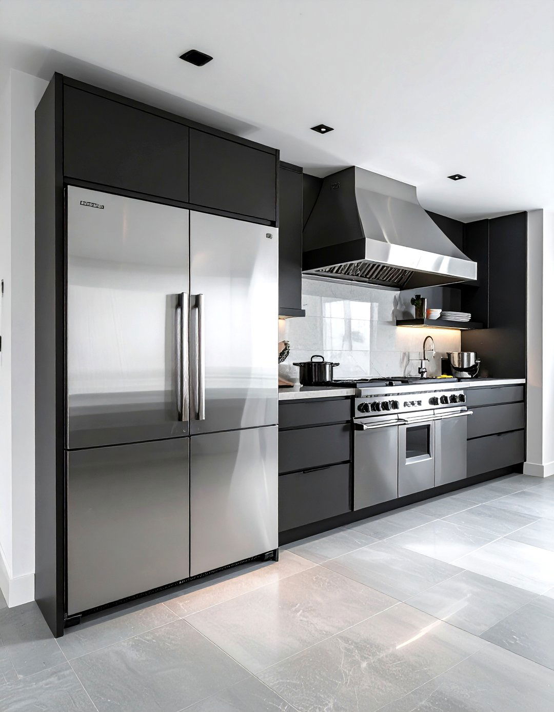 Professional Grade Refrigerator - 30 French door refrigerator kitchen ideas