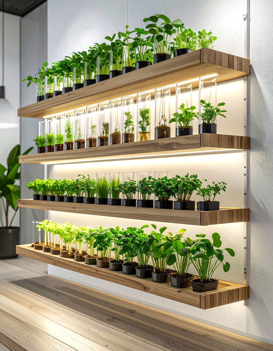 Propagation shelf - 30 plant shelf ideas