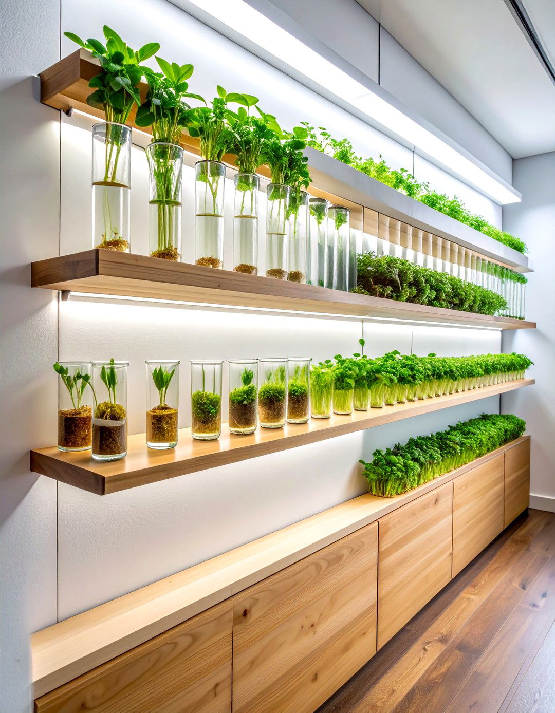 Propagation station wall - 30 plant styling ideas