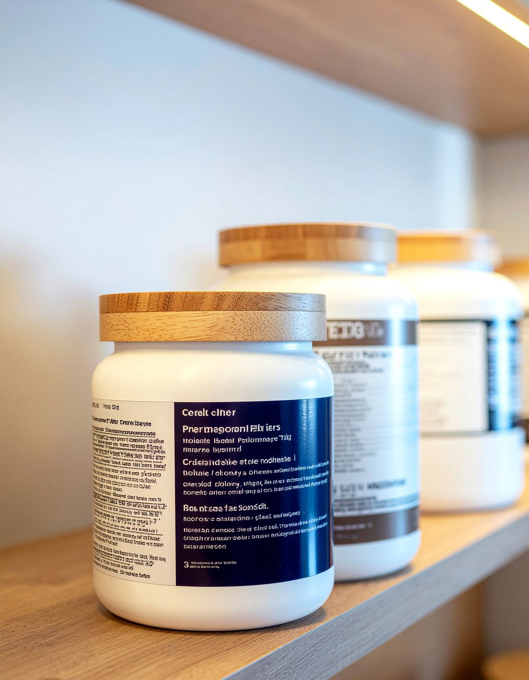 Protein Powder Storage Containers - 30 kitchen smoothie station ideas