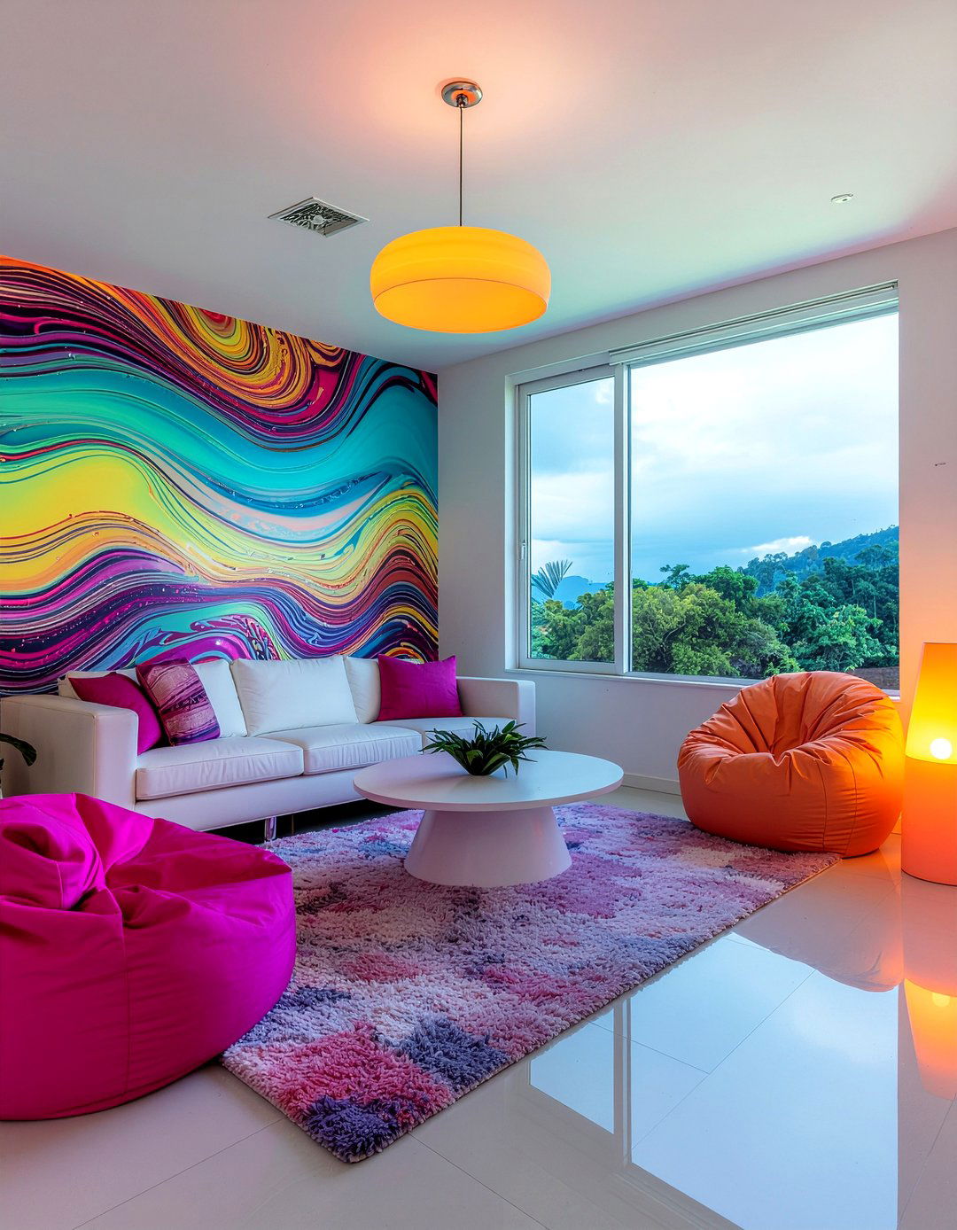 Psychedelic s Wallpaper - 30 living room vintage wallpapers